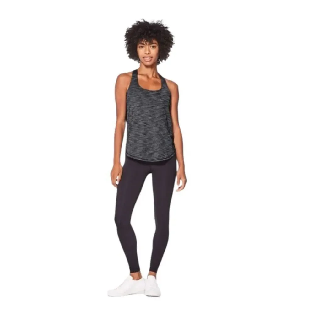 2/$30 LULULEMON Free to be Wild Tank 2 in 1 Bra Open Back Heathered Gray